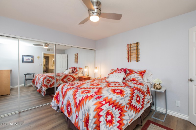 Mirrored Closet Storage