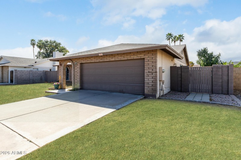 Front yard - when grass was present