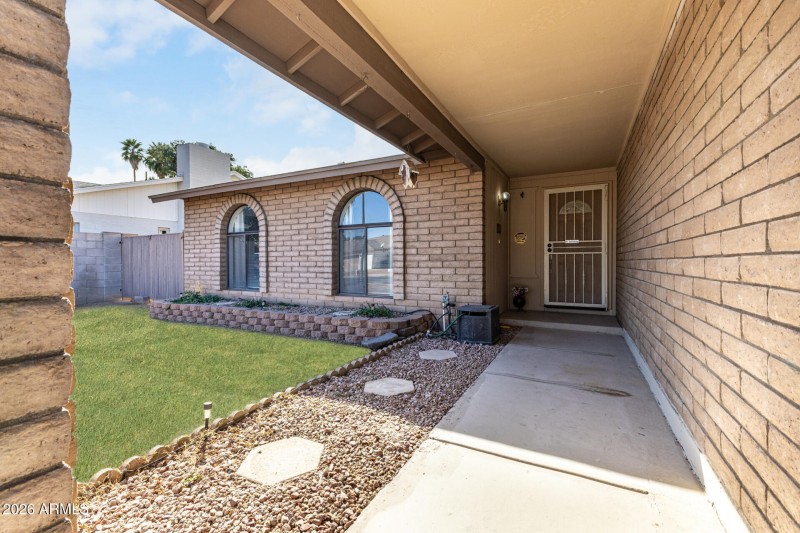 Front yard - from porch, when grass