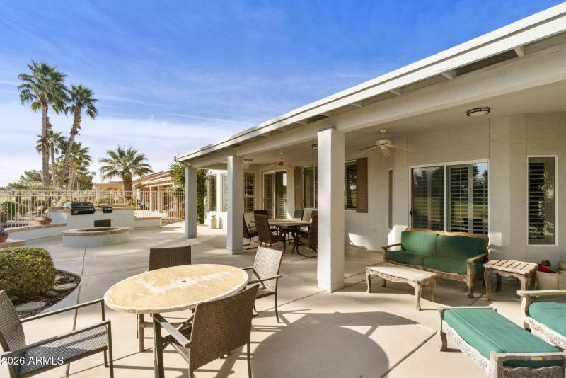 Patio and covered patio