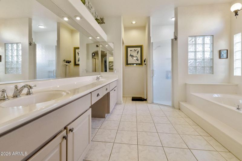 Primary suite bathroom