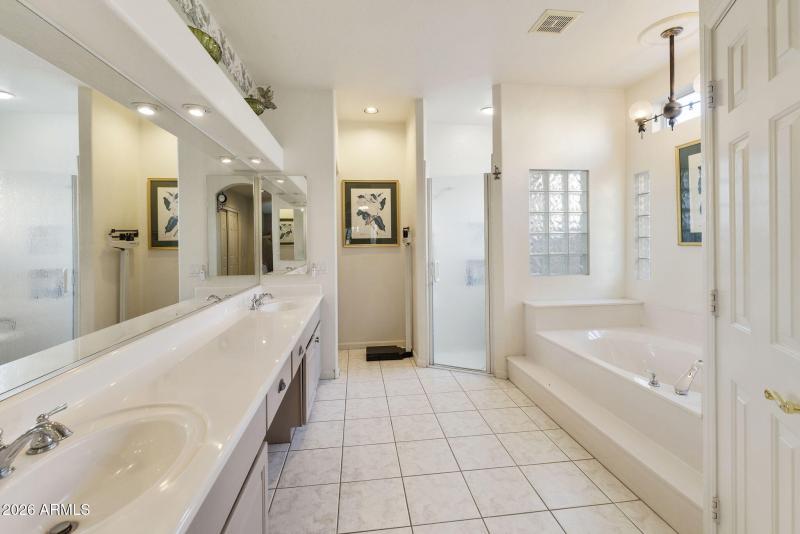 Primary suite bathroom'