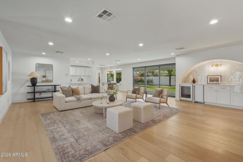 Kitchen Island & Dining View