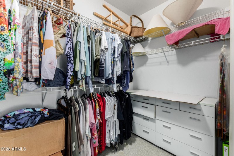 Primary Walk in Closet