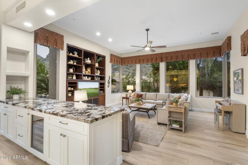 Kitchen to Family Room