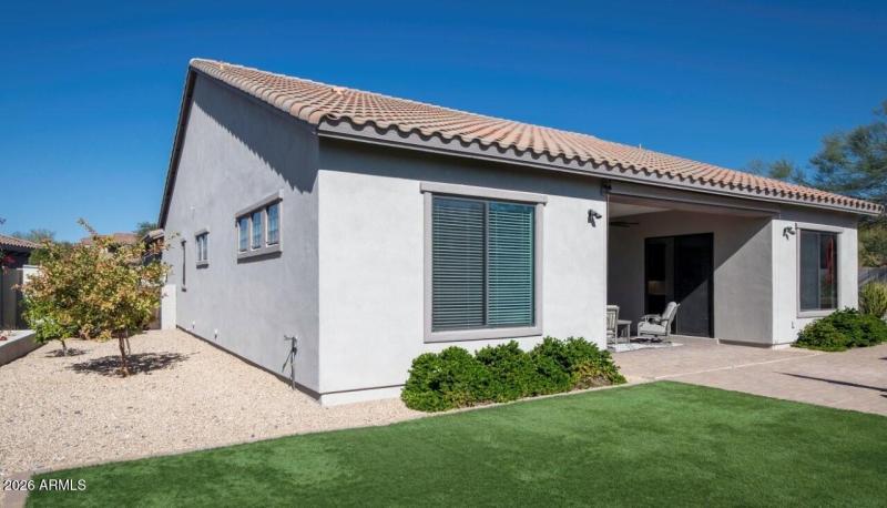 Backyard w-artificial grass