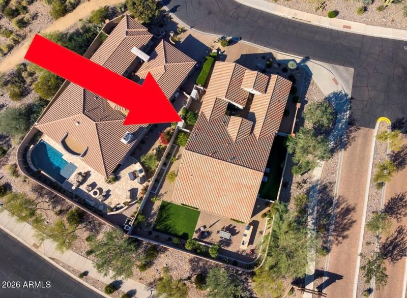 Piedra Backyard Aerial