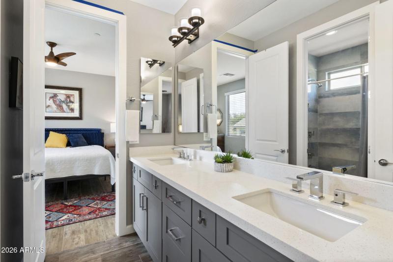 Jack and Jill bathroom