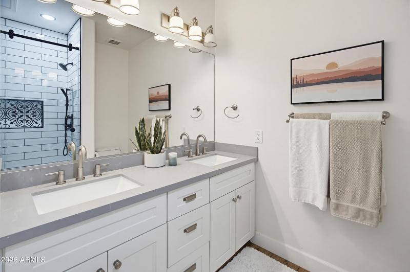 Second Bathroom with Dual Vanity