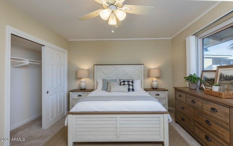 Bedroom 2- virtually staged