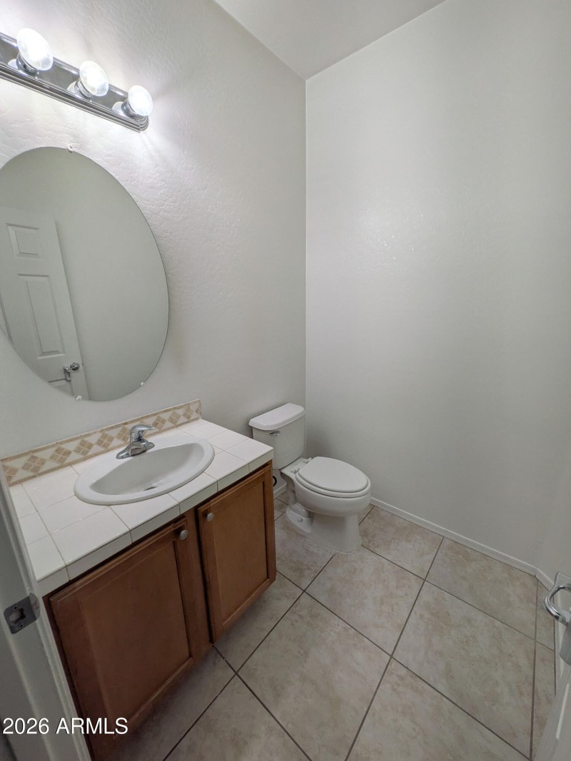 Half Bath on 1st Floor