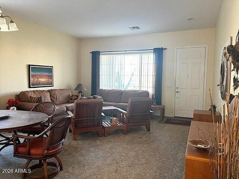 Roomy living room to relax in.