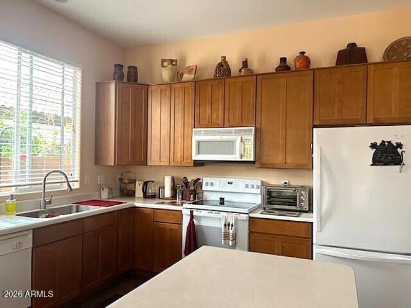 Spacious kitchen to create in.
