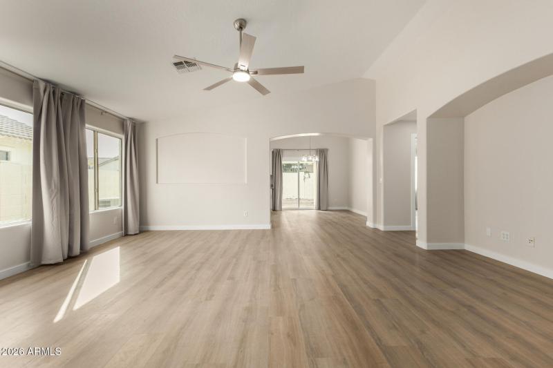 Vaulted Ceilings, New Paint