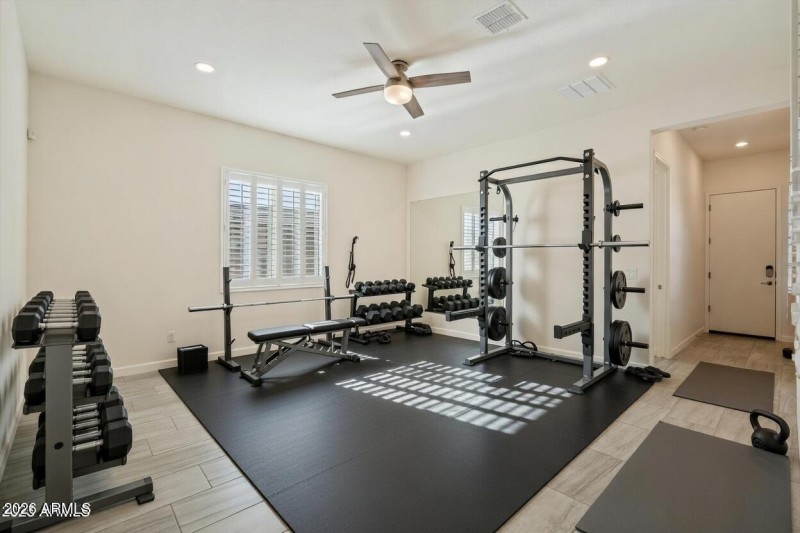 Bonus room option gym