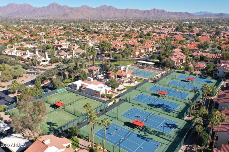 Racquet Club Aerial Tennis Courts