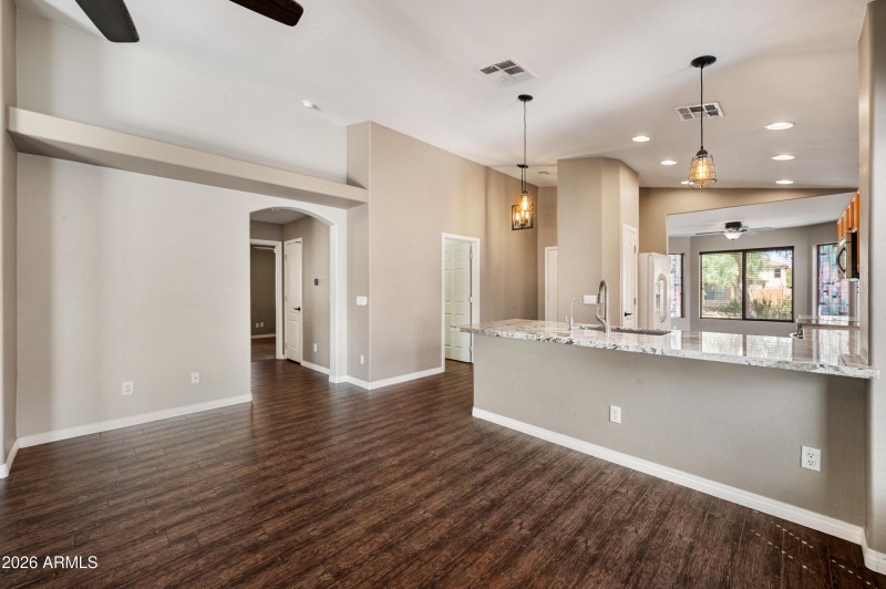 Breakfast Bar / Hallway Entrance