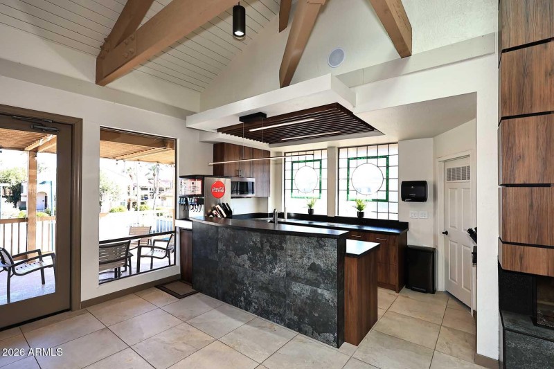newly remodeled clubhouse kitchen