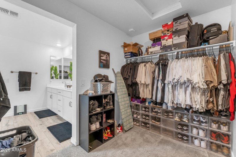 Primary Walk-in closet