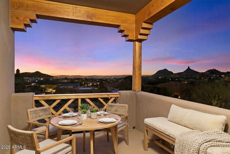 Primary Balcony Staged