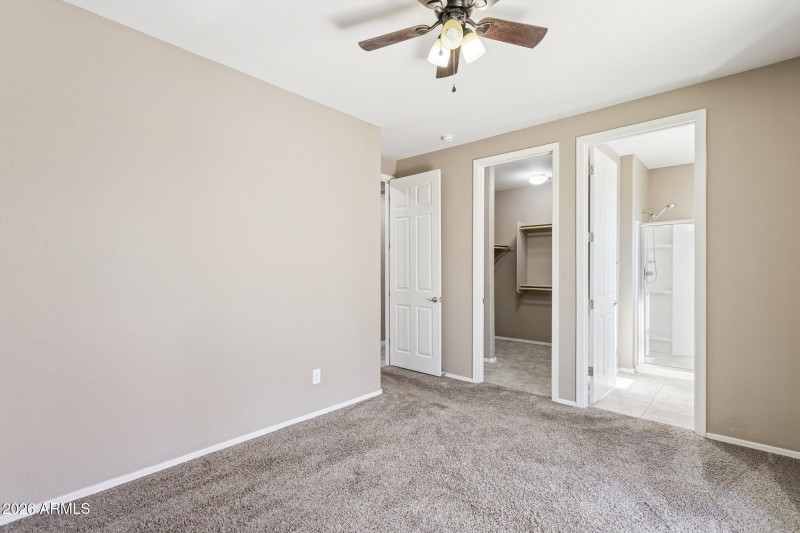 Primary Bed in Casita