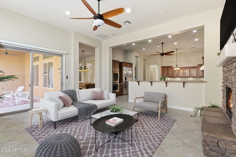 Virtually Staged Great Room