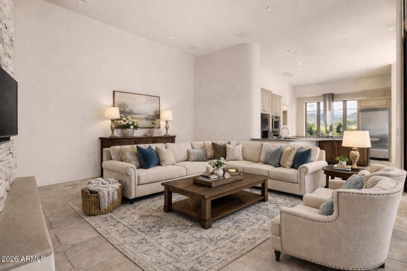 Inviting open-concept living and kitchen