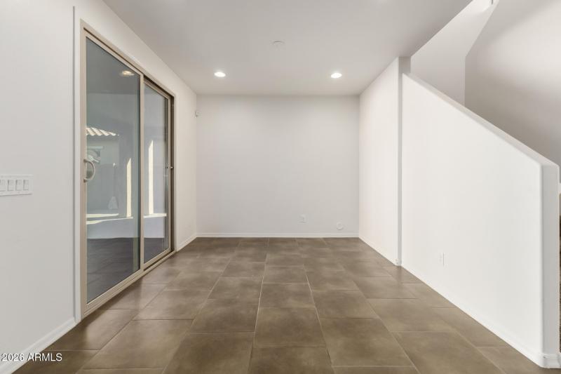 Informal dining off kitchen