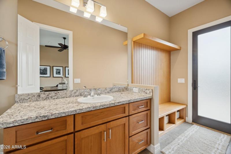 Bedroom 4 is also the pool bath