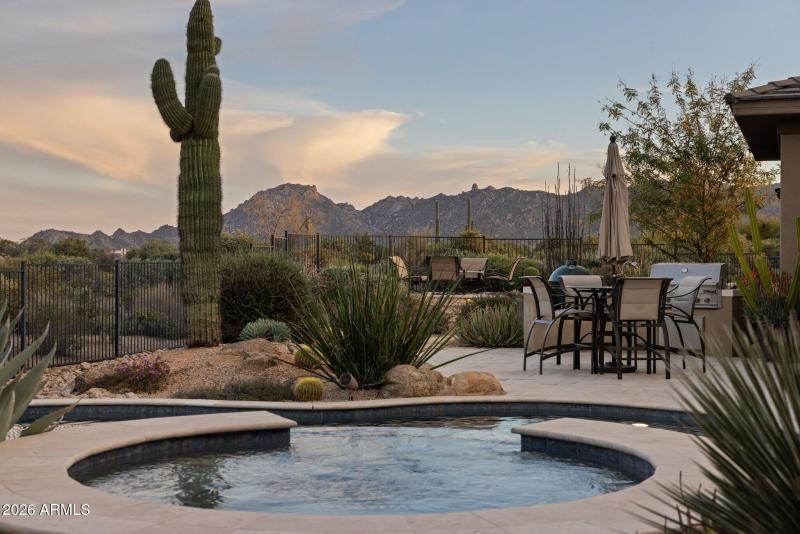 Tom's Thumb view from Pool and Spa