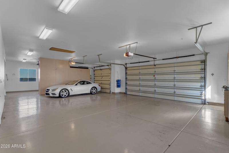 Oversized 4 car garage