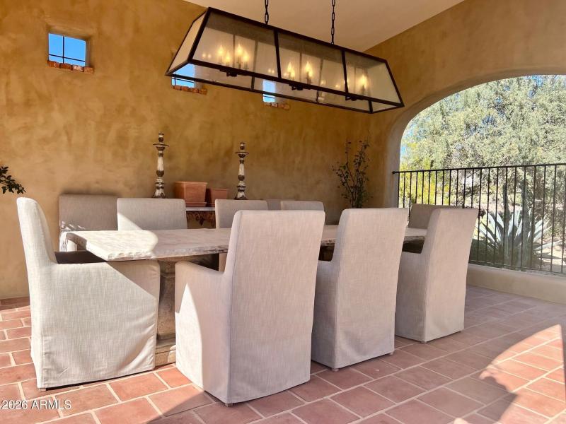 Dining at Covered Ramada