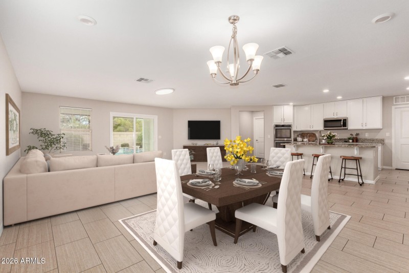 Great Room - Virtually Staged