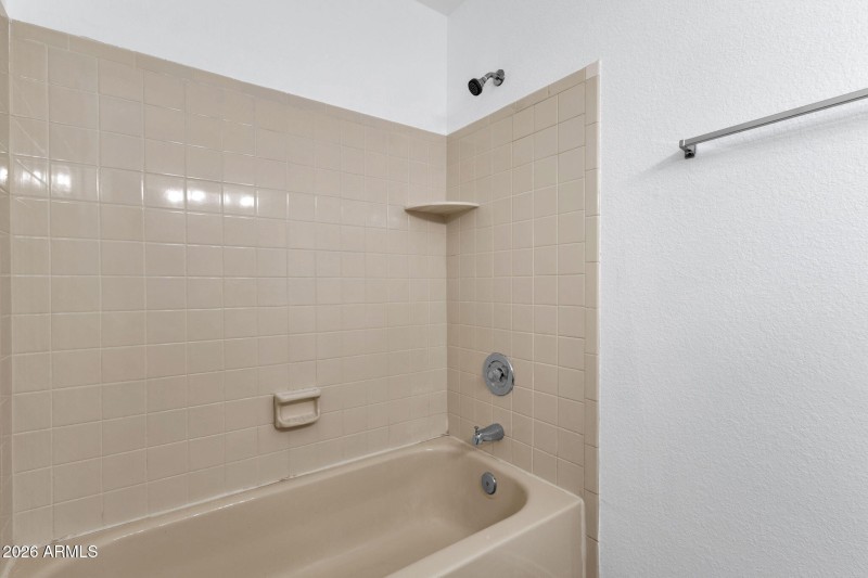 Second master full shower and tub