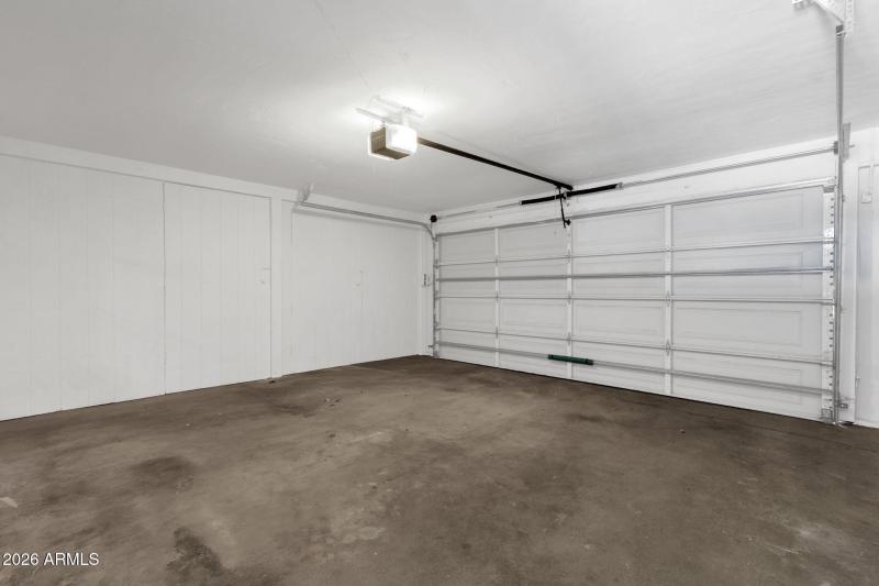 Two car garage