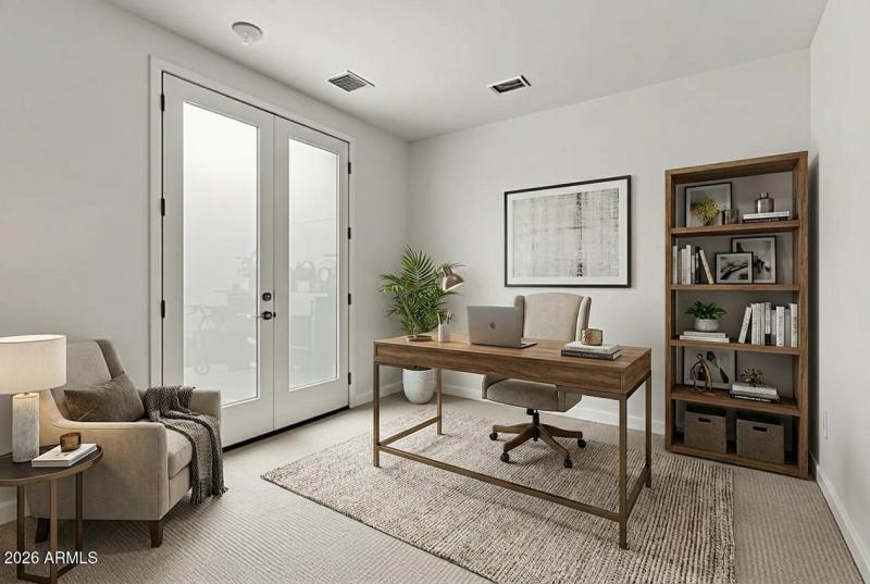 Office/Den (virtually staged)