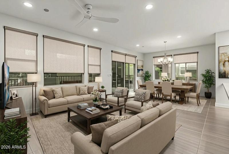 Living room (virtually staged)