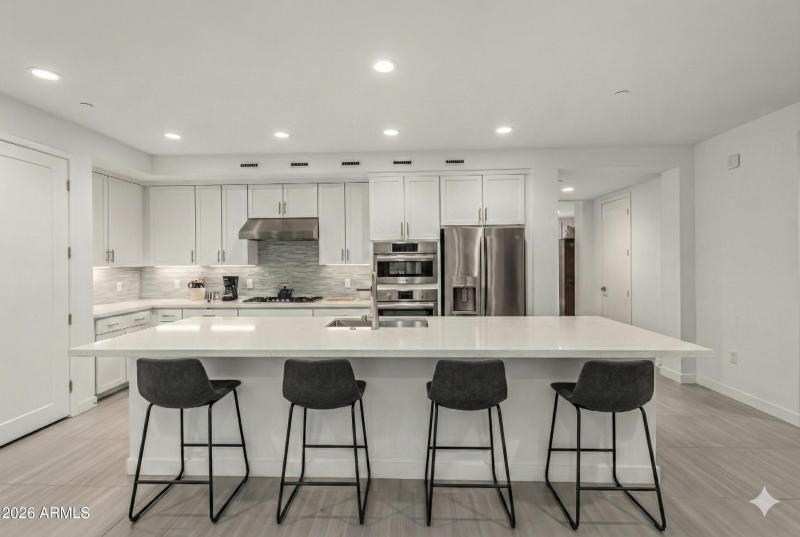 Kitchen (virtually staged)