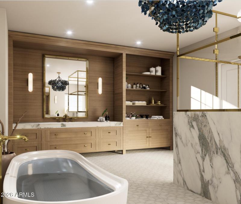 Primary Bathroom - Remodel Rendering