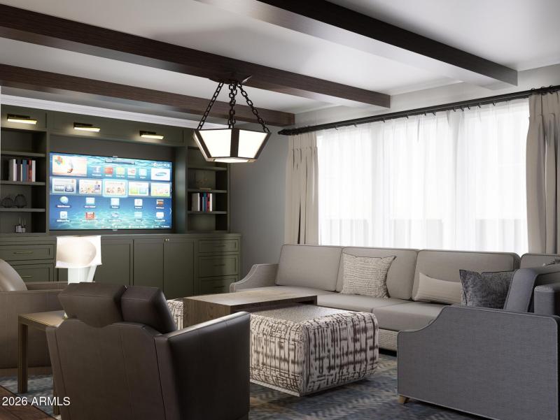 Living Room - Remodel Rendering