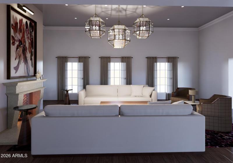 Family Room - Remodel Rendering