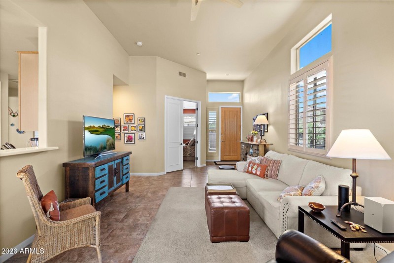 Living room toward front entrance