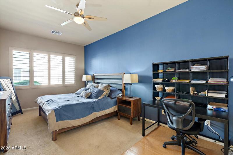 Master bedroom from hallway