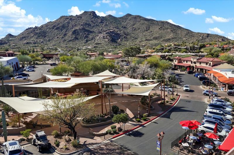 Town of Carefree Easy Street drone view