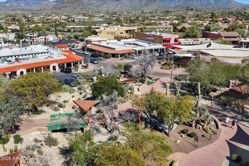 Carefree Desert Gardens drone view