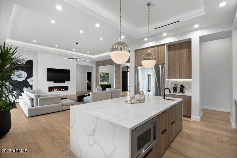 Kitchen & Living Room