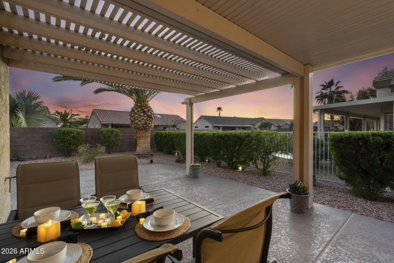 Sunset Alfresco Dining