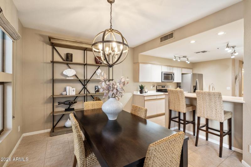 Open Concept Dining and Kitchen