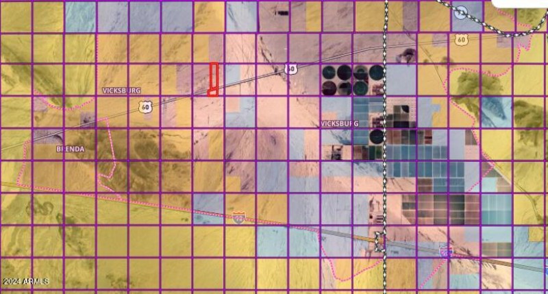 131 ac. aerial region map