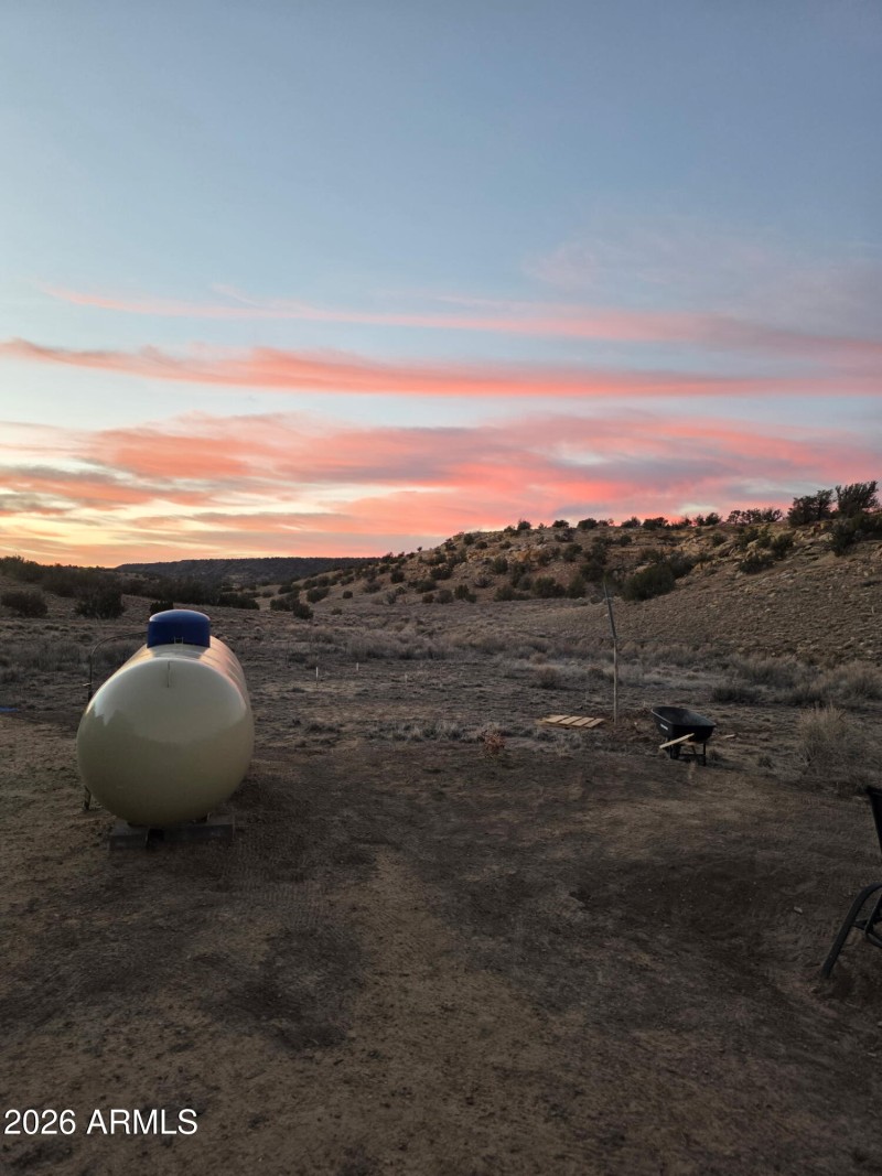 Propane and sunset